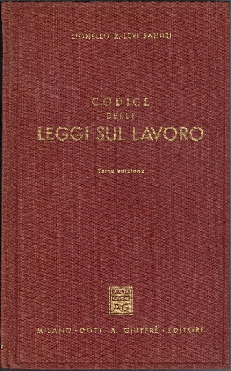 Levi Sandri, Codice delle leggi sul lavoro