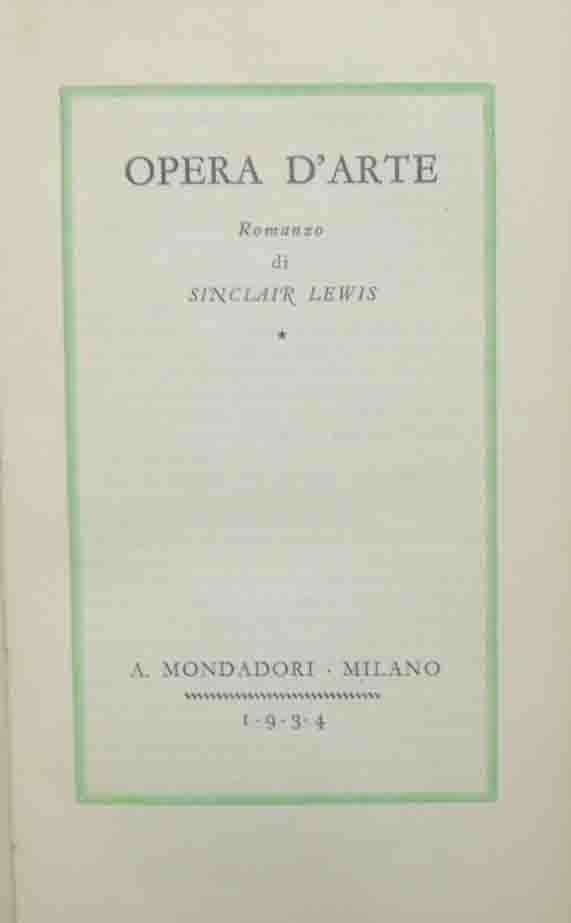 Lewis, Opera d’arte