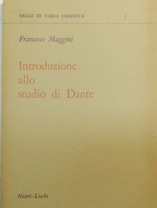 Maggini, Introduzione allo studio di Dante