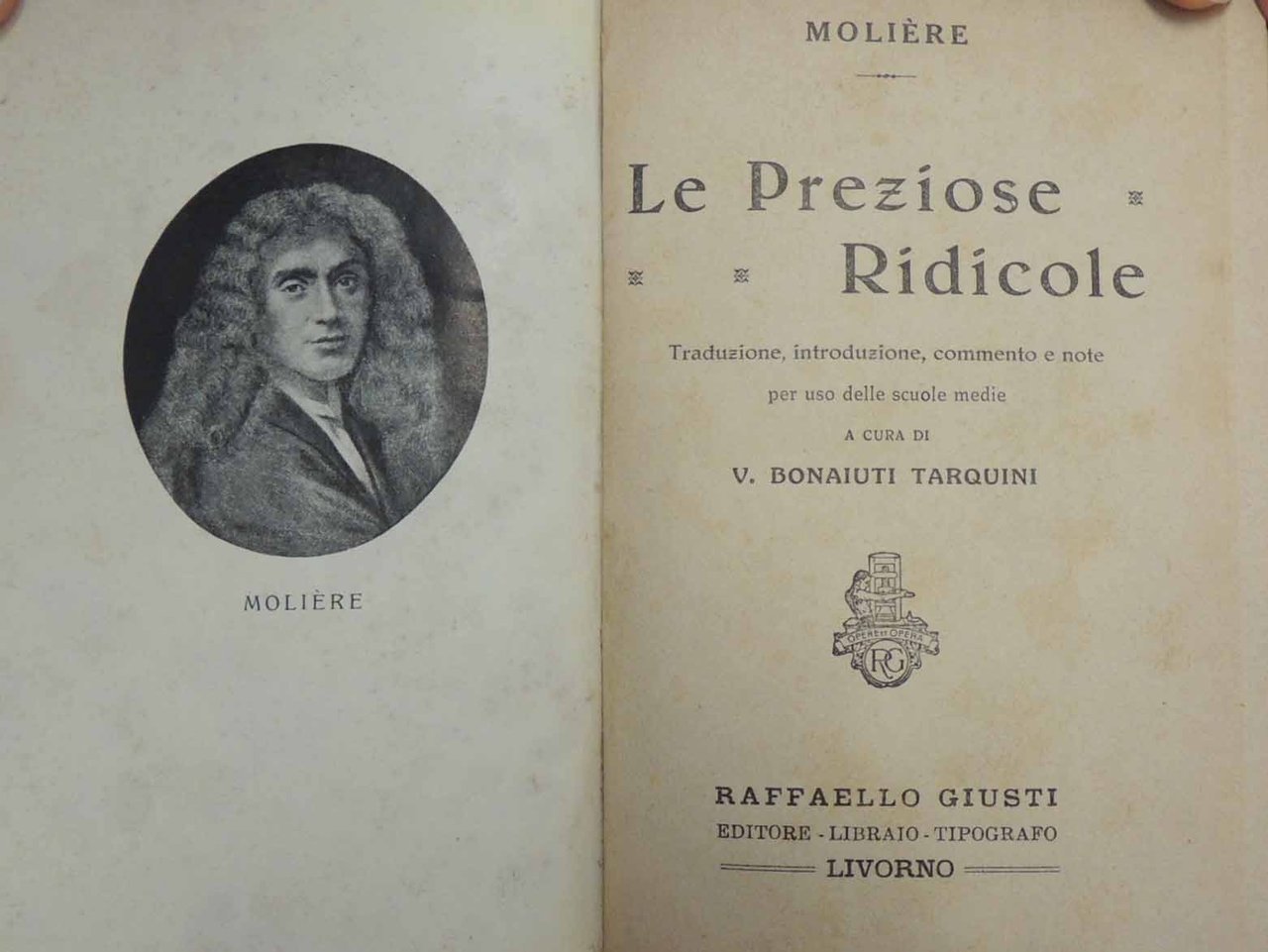 Molière, Le preziose ridicole, traduzione, introduzione, commento e note a …