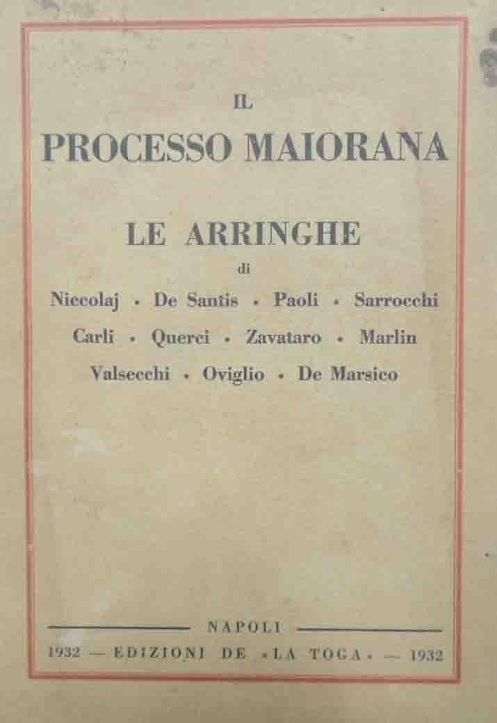 Niccolaj et al., Il processo Maiorana