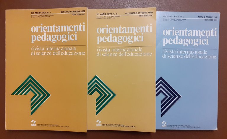 Orientamenti pedagogici, aa. XXVII, 1980, nn. 1 e 5 – …