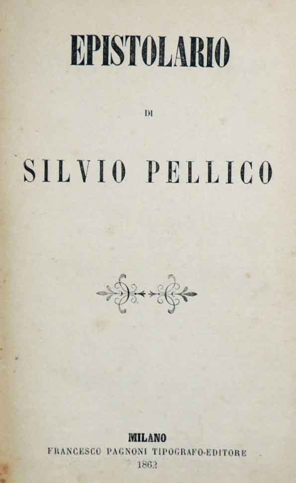 Pellico, Epistolario