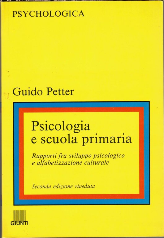 Petter, Psicologia e scuola primaria – Cimino, Psicopedagogia del bambino …