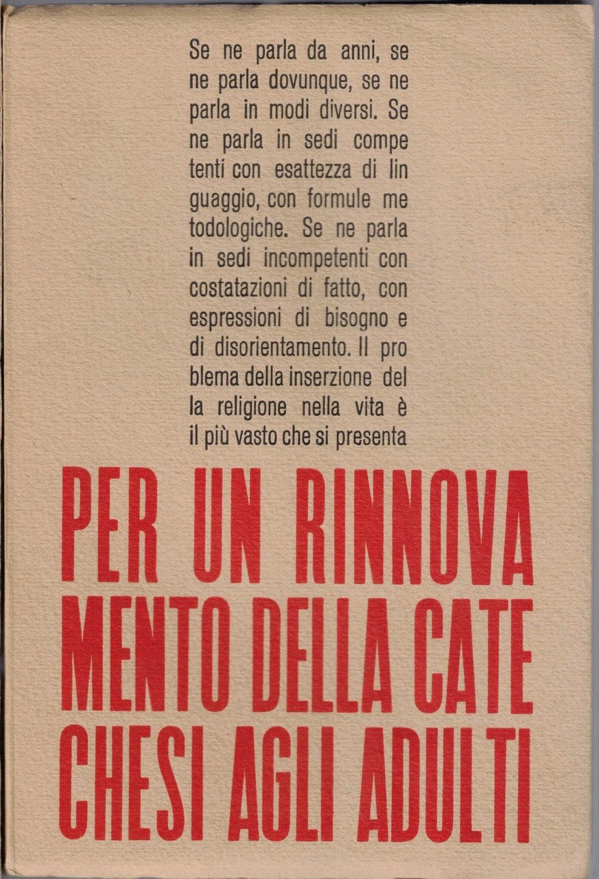 Pignatiello, Per un rinnovamento della catechesi agli adulti