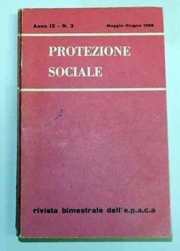 Protezione sociale, anno IX, n. 3, maggio-giugno 1968