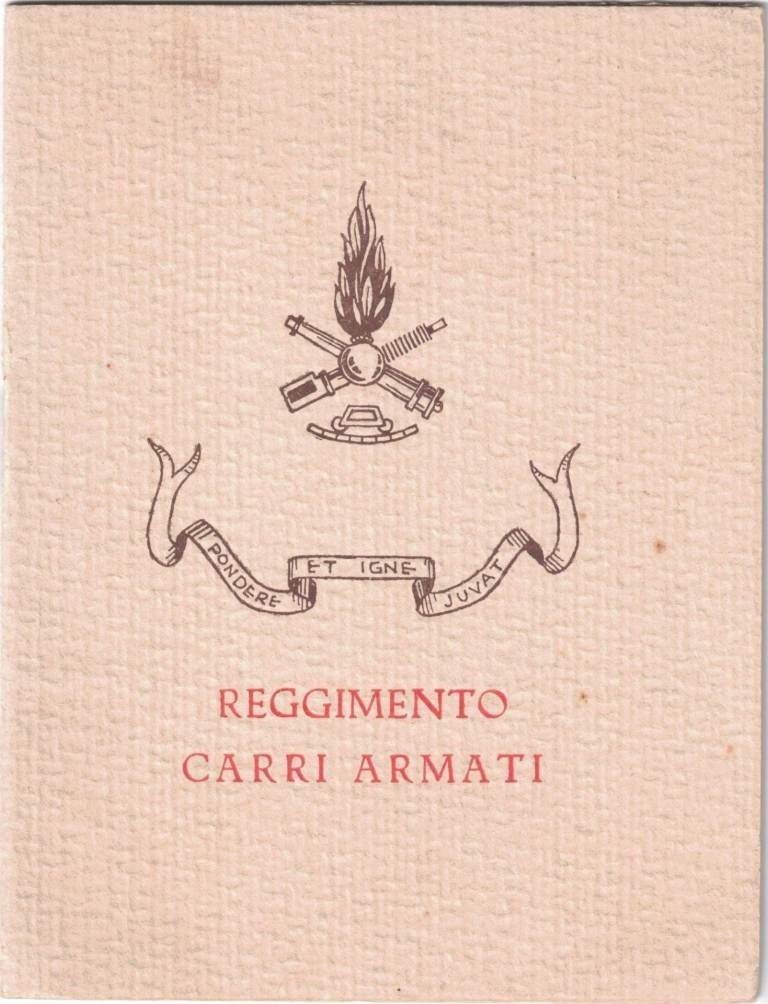 Regg. Carri Armati, 1934 XII E. F.