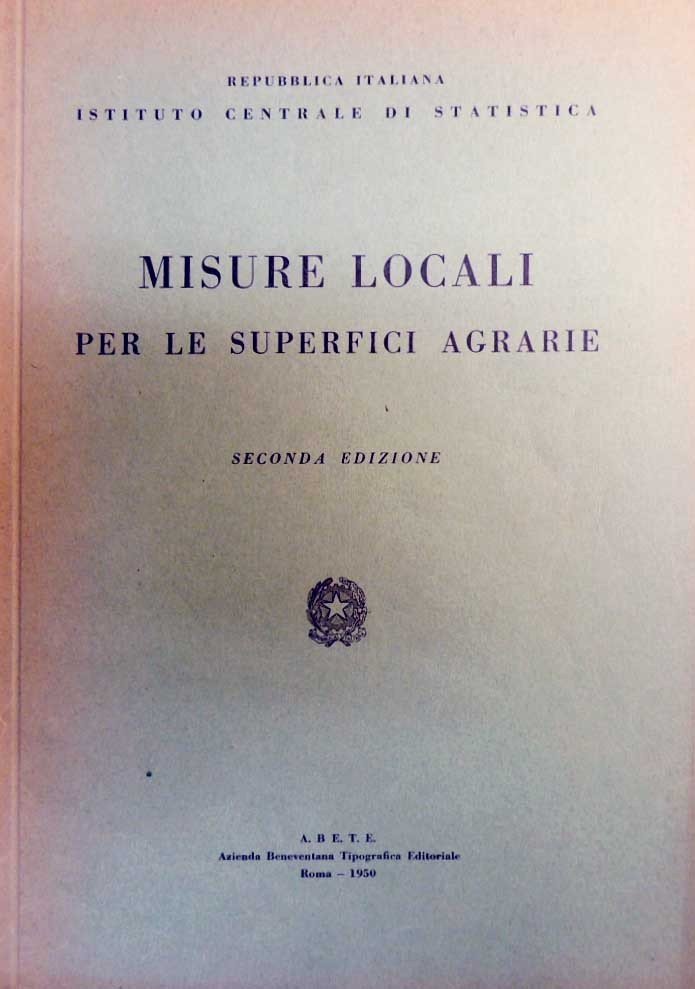 Repubblica Italiana – Istituto Centrale di Statistica, Misure locali per …