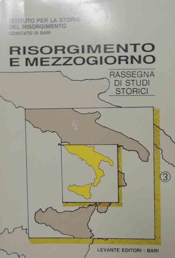 Risorgimento e Mezzogiorno, a. II, n. 1, gennaio 1991