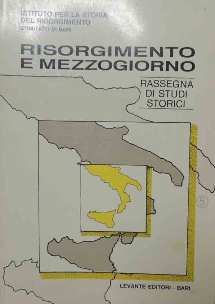 Risorgimento e Mezzogiorno, a. III, n. 1, marzo 1992