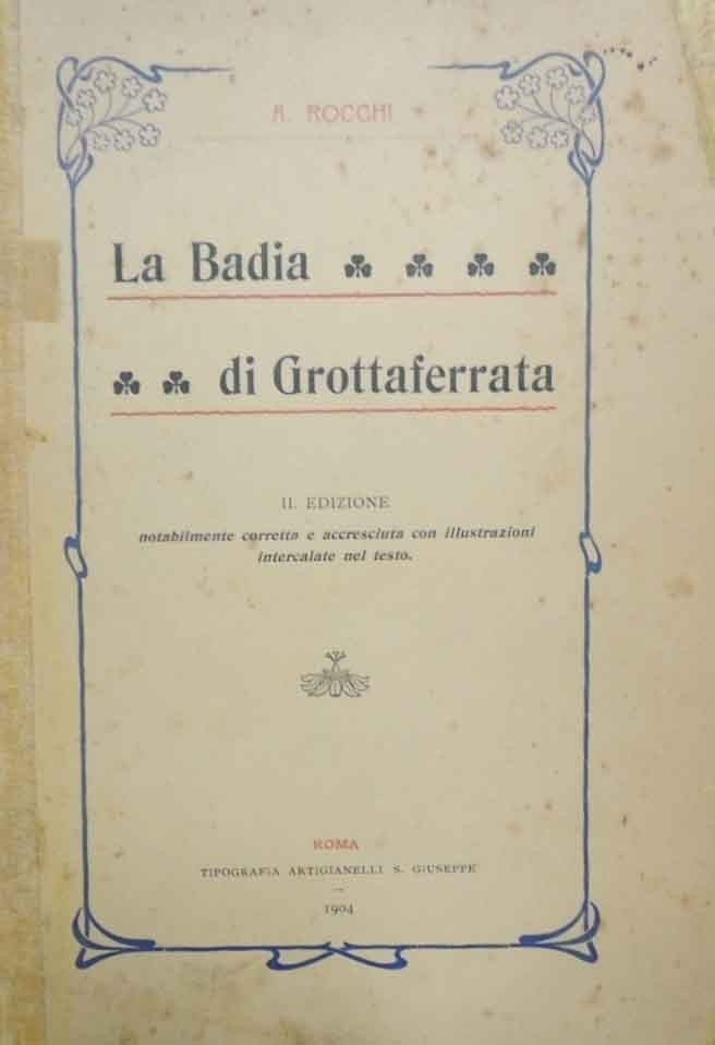 Rocchi, La Badia di Grottaferrata