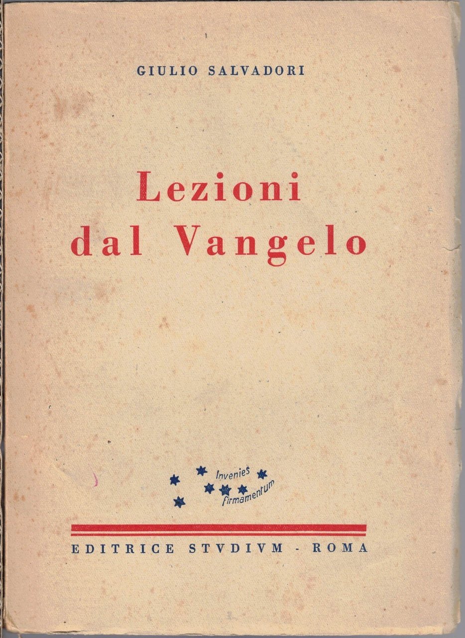 Salvadori, Lezioni dal Vangelo