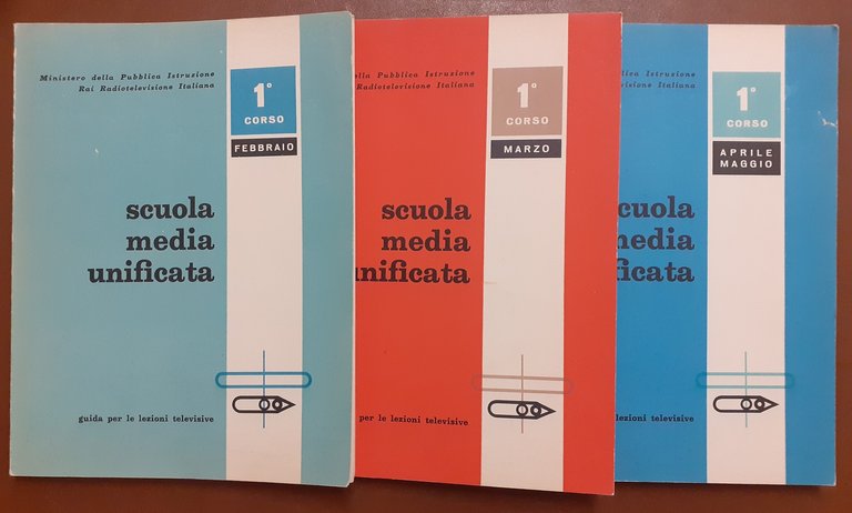 Scuola media unificata. 1° corso, Guida per le lezioni televisive, …