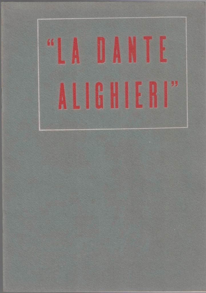 Società Dante Alighieri, La Dante Alighieri