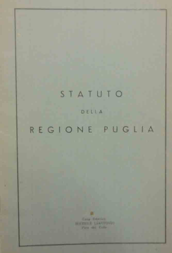 Statuto della Regione Puglia