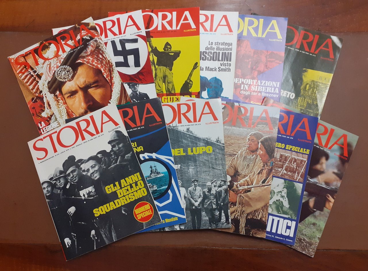 Storia illustrata, nn. 218-229, gennaio-dicembre 1976 (annata completa)