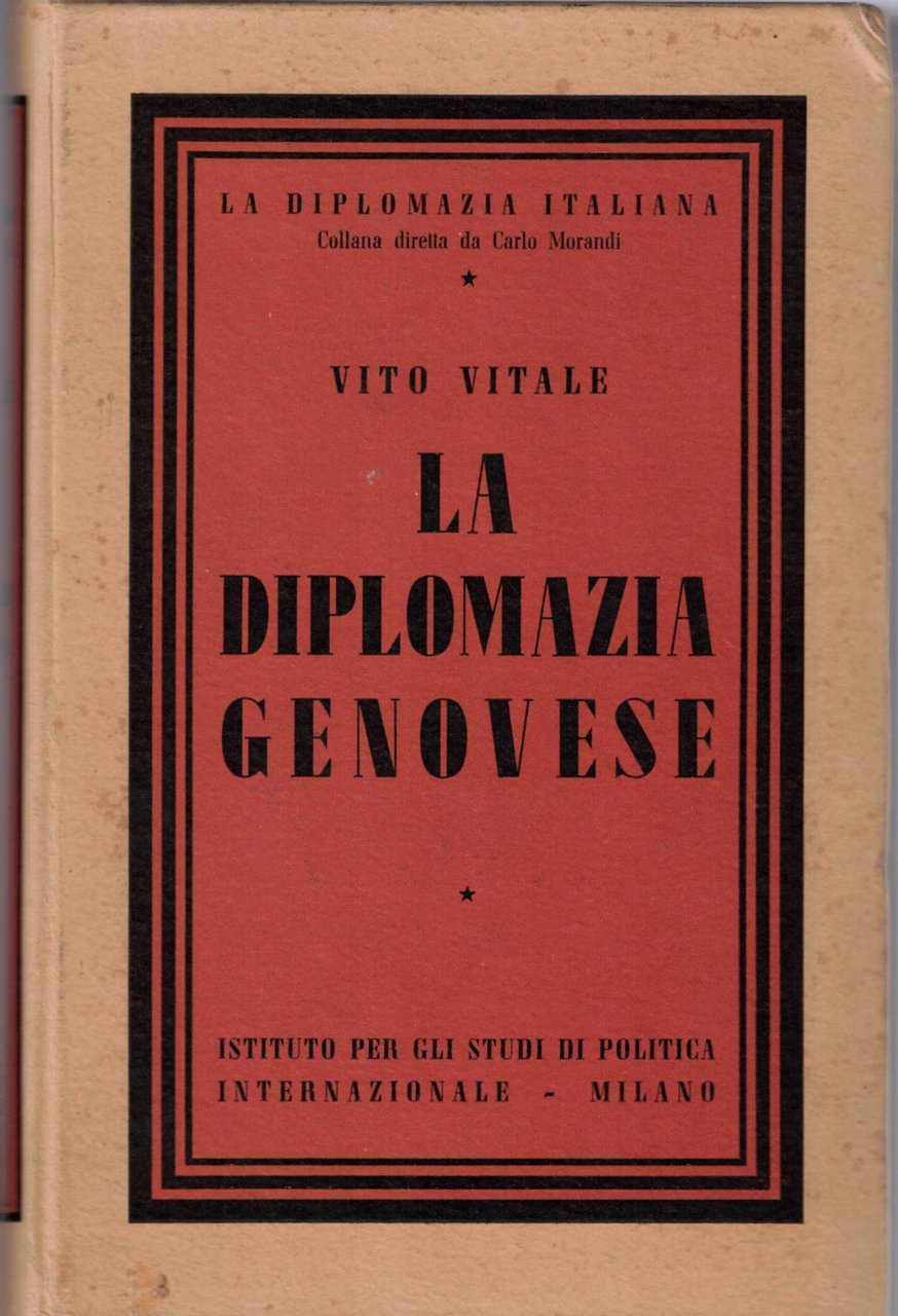 Vitale, La diplomazia genovese