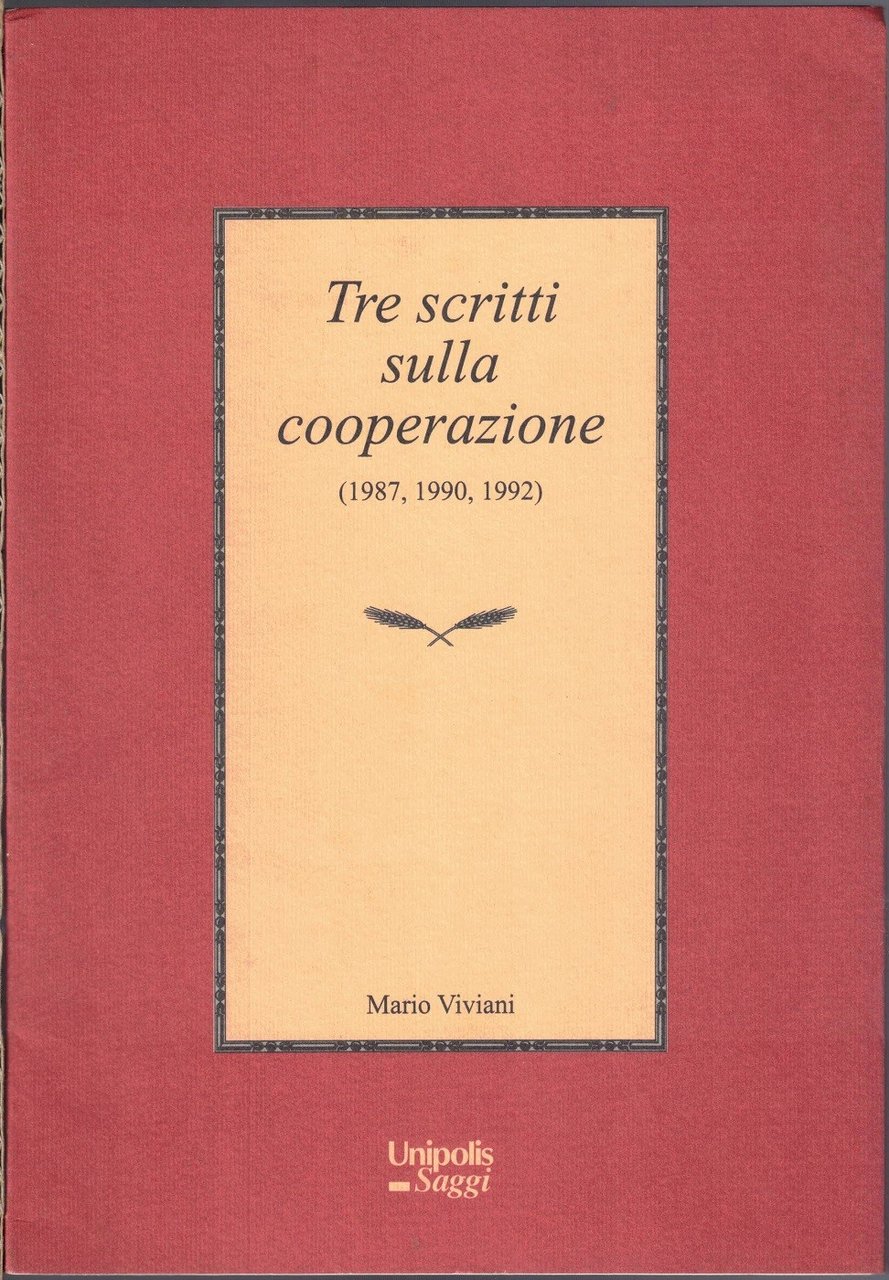 Viviani, Tre scritti sulla cooperazione | Immagine principale