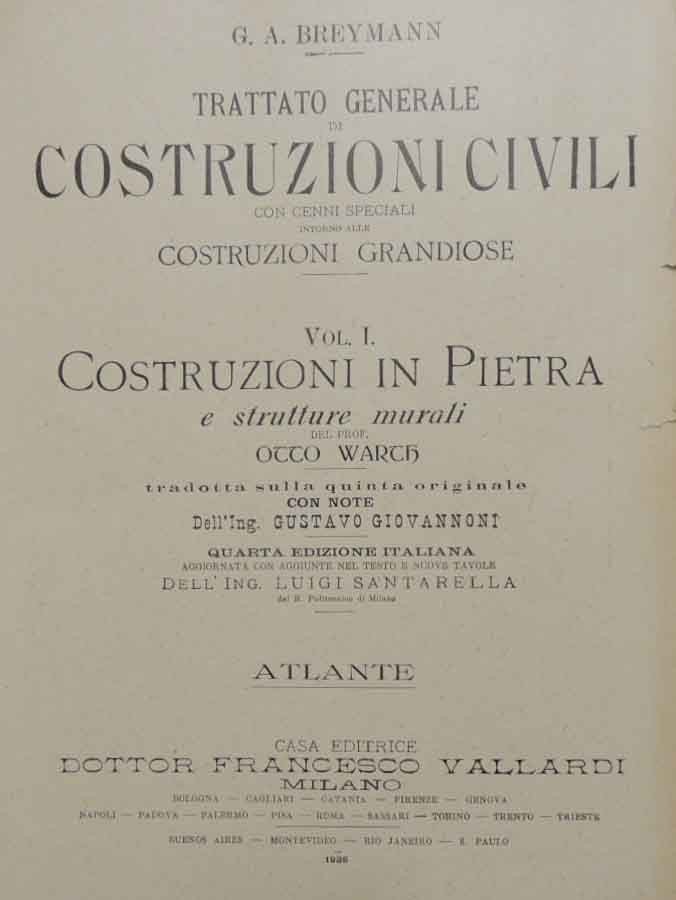 Warth, Costruzioni in pietra e strutture murali (solo atlante)