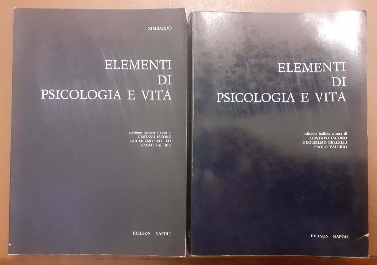 Zimbardo, Elementi di psicologia e vita, 2 voll.