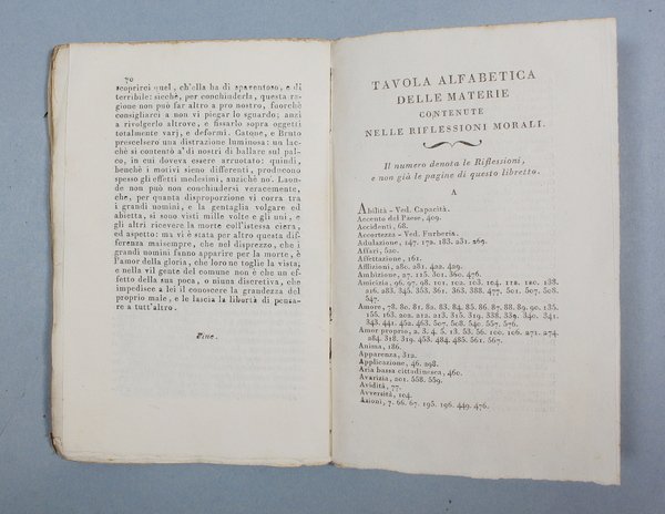 Sentenze e massime morali. Traduzione nuovissima.