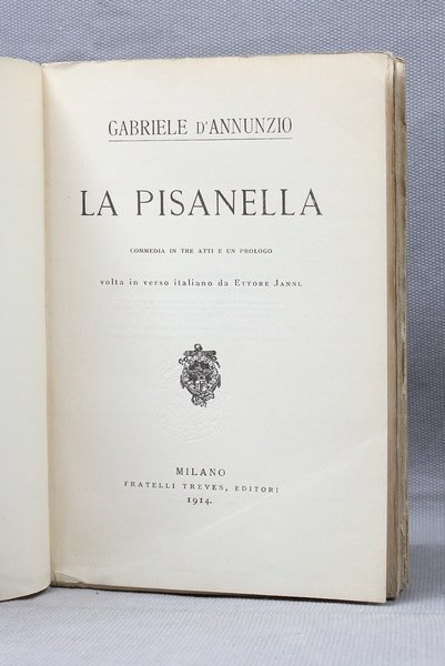 La Pisanella. volta in verso italiano da Ettore Janni.