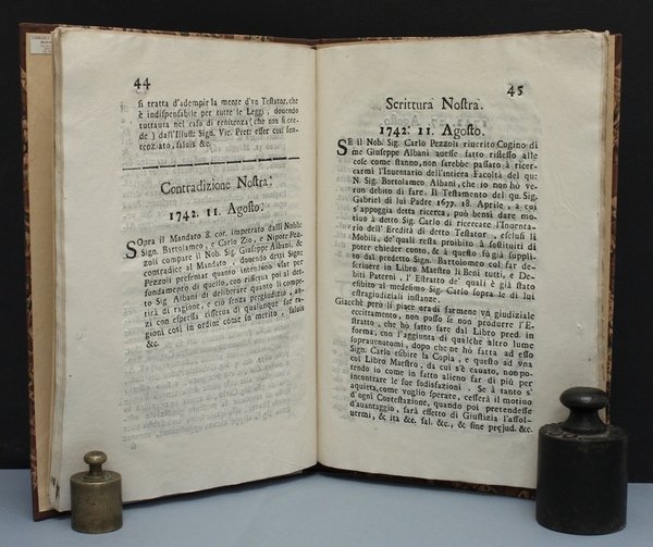 Stampa Albani al taglio.