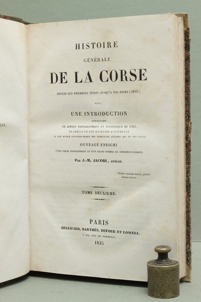 Histoire générale de la Corse depuis les premiers temps jusqu'à …