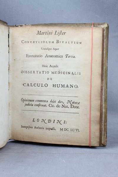 Conchyliorum Bivalvium utriusque aquae exercitatio anatomica tertia. Huic accedit dissertatio …