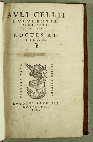 Noctes Atticae.