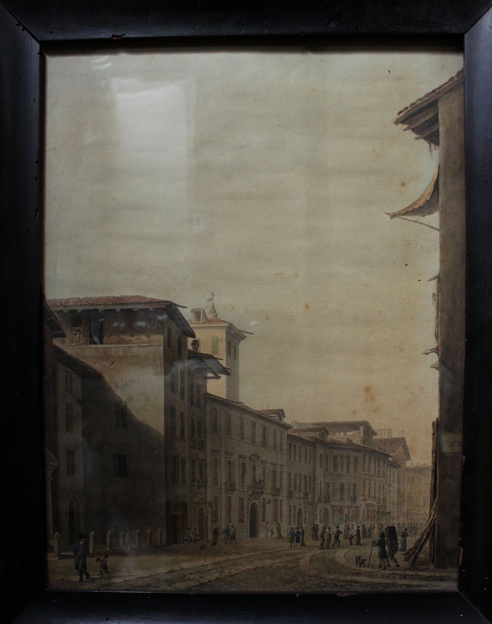 ANONIMO. Veduta di Contrada di S. Marcellino a Milano (via … | Immagine principale