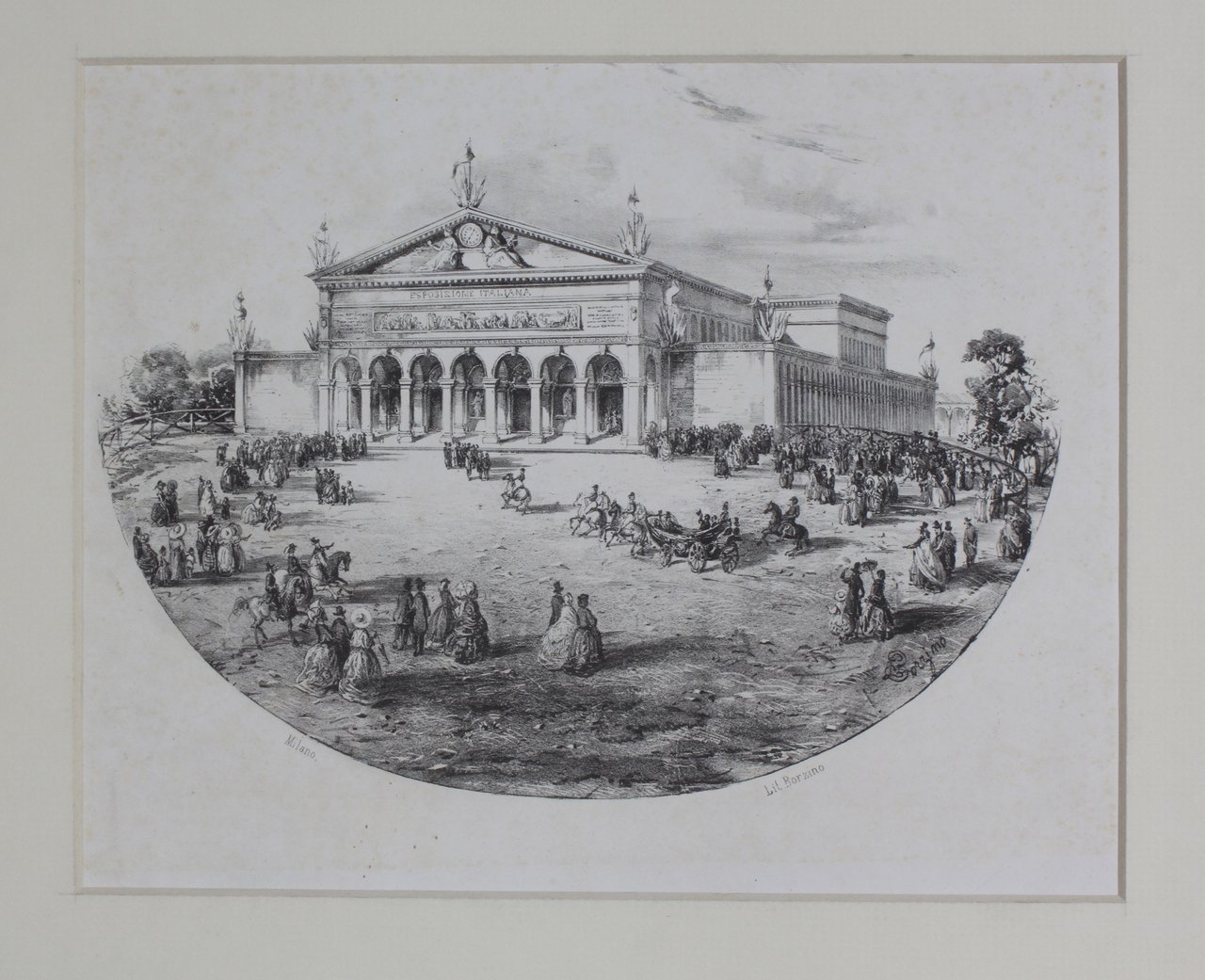 BORZINO LEOPOLDINA E ULISSE. (Esposizione Italiana). Milano, Litografia Borzino, 1881. | Immagine principale