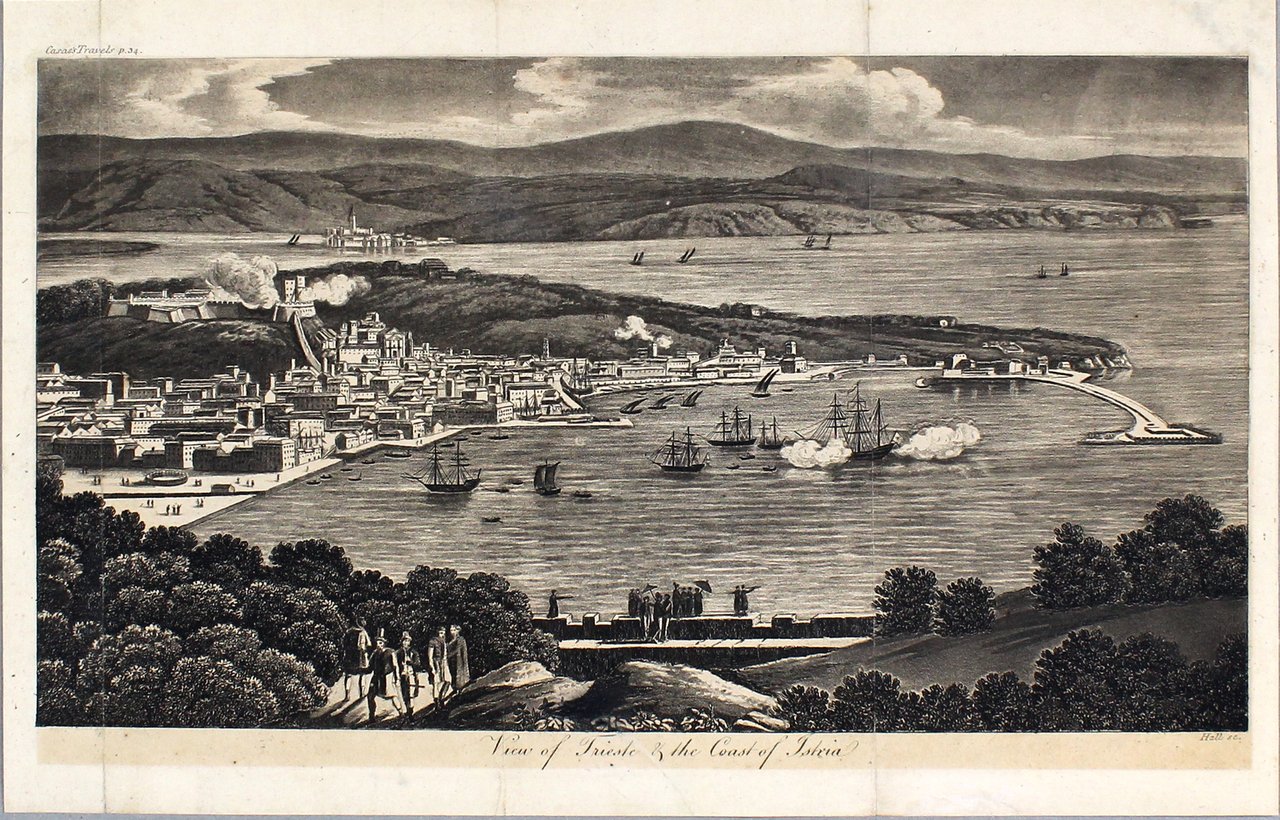 CASSAS LOUIS FRANCOIS. View of Trieste & The Coast of …