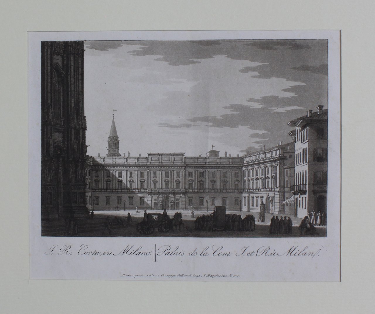 CASTELLINI GIUSEPPE. I. R. Corte in Milano / Palais de … | Immagine principale