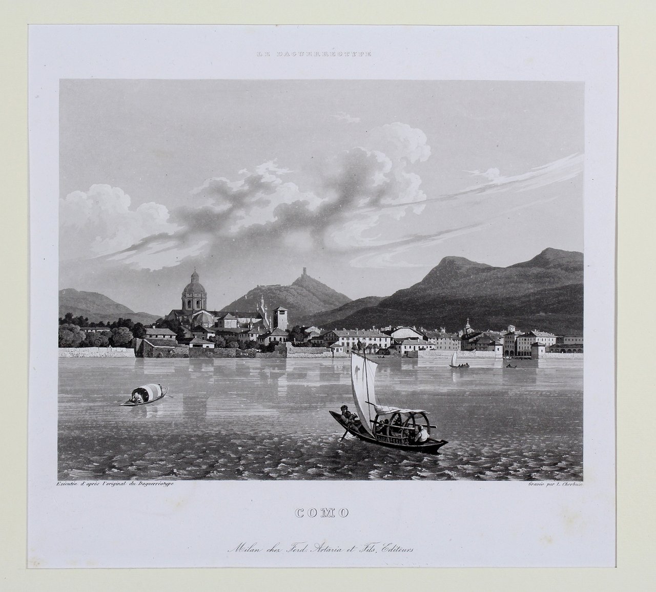 CHERBUIN LUIGI. Como. Milano, Artaria et Fils, 1840 ca. | Immagine principale