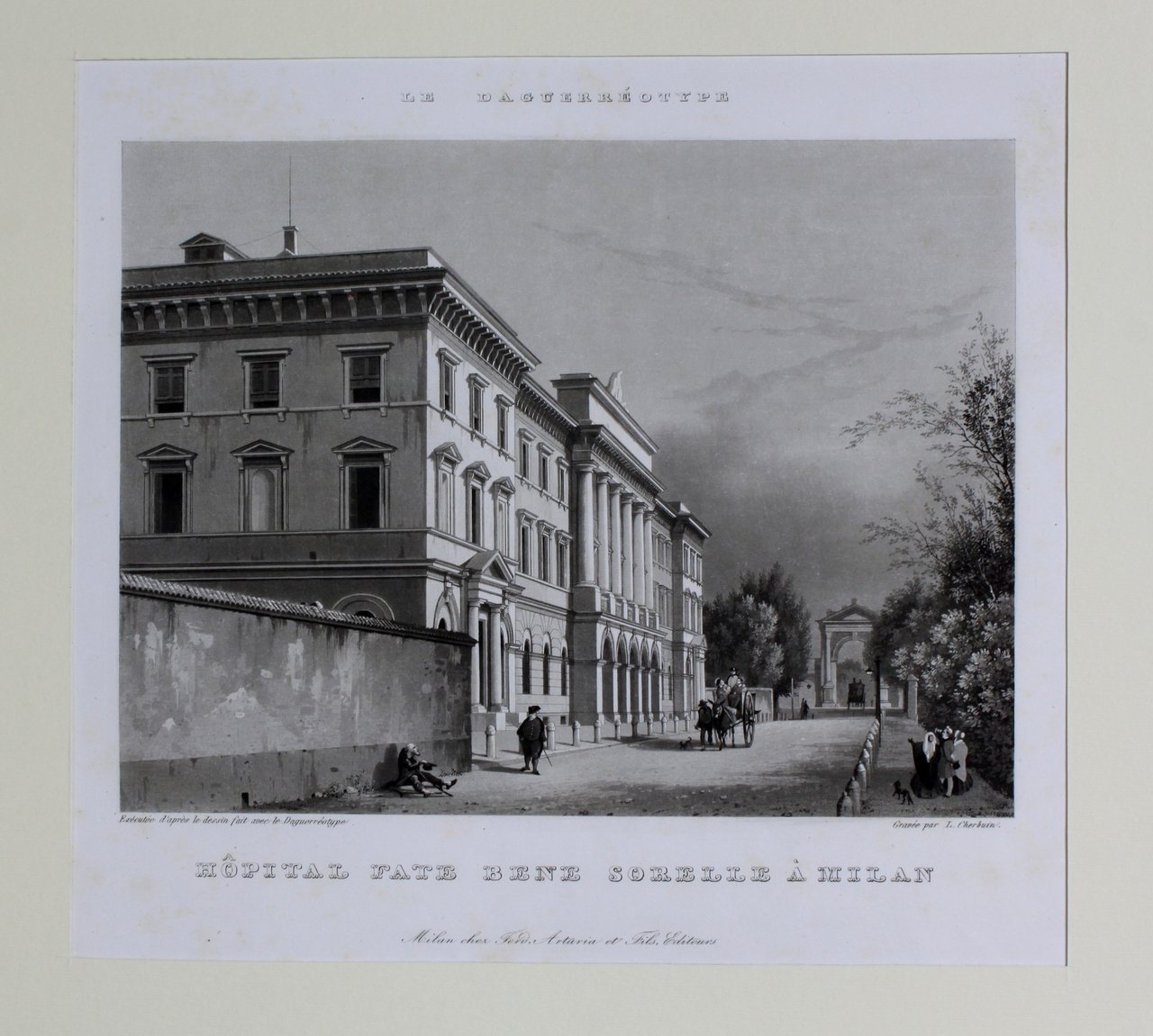 CHERBUIN LUIGI. Hopital Fate Bene Sorelle à Milan. Milano, Artaria … | Immagine principale