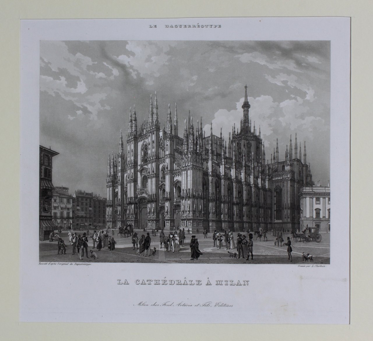 CHERBUIN LUIGI. La Cathédrale à Milan. Milano, Artaria et Fils, … | Immagine principale