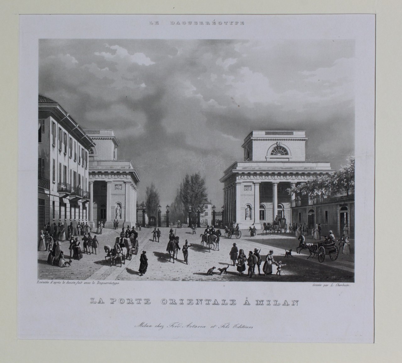 CHERBUIN LUIGI. La Porte Orientale à Milan. Milano, Artaria et … | Immagine principale