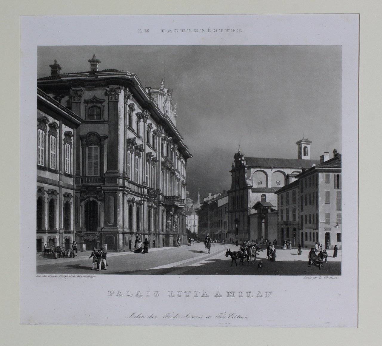 CHERBUIN LUIGI. Palais Litta à Milan. Milano, Artaria et Fils, … | Immagine principale