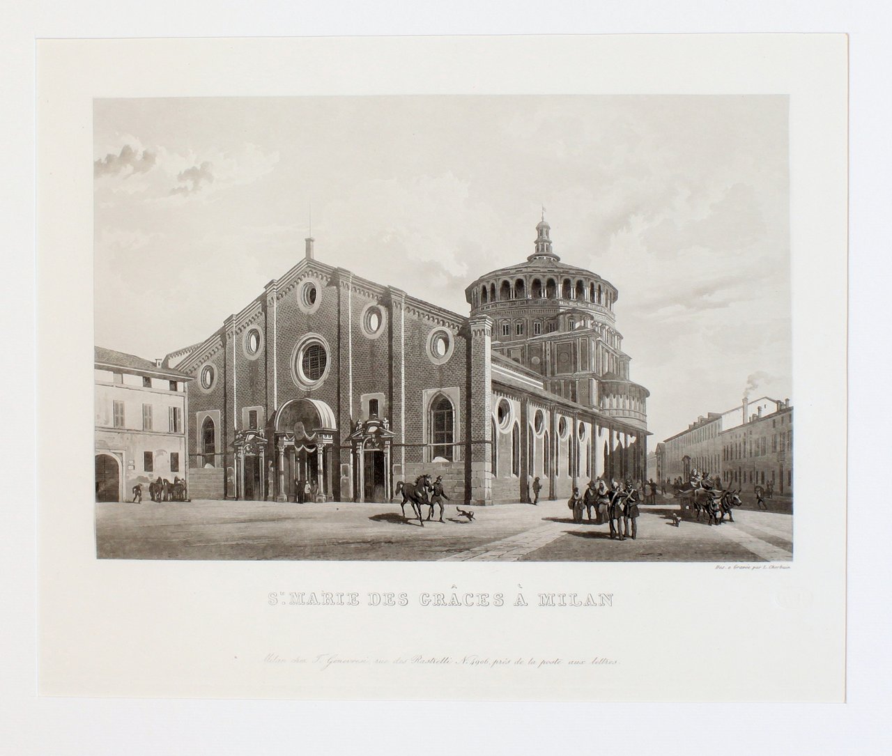 CHERBUIN LUIGI. S.te Marie des Graces à Milan. Milano, chez … | Immagine principale