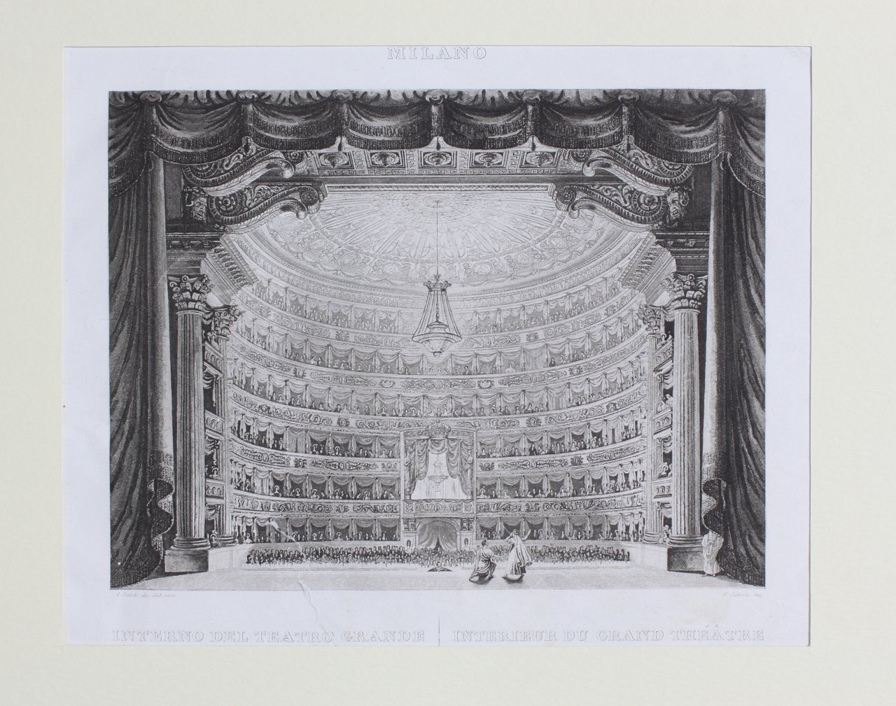 CITTERIO FRANCESCO. Interno del Teatro Grande / Interieur du Grand … | Immagine principale