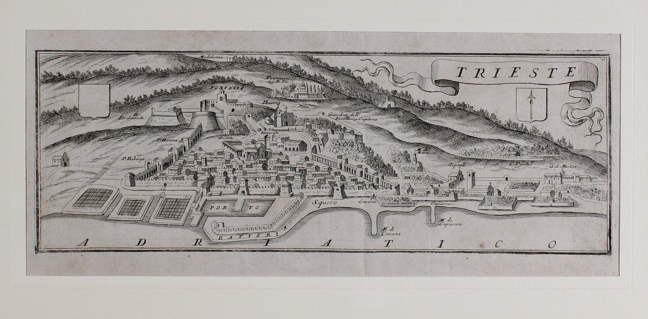 CORONELLI FRANCESCO MARIA. Trieste. - Venezia, fine secolo XVII.