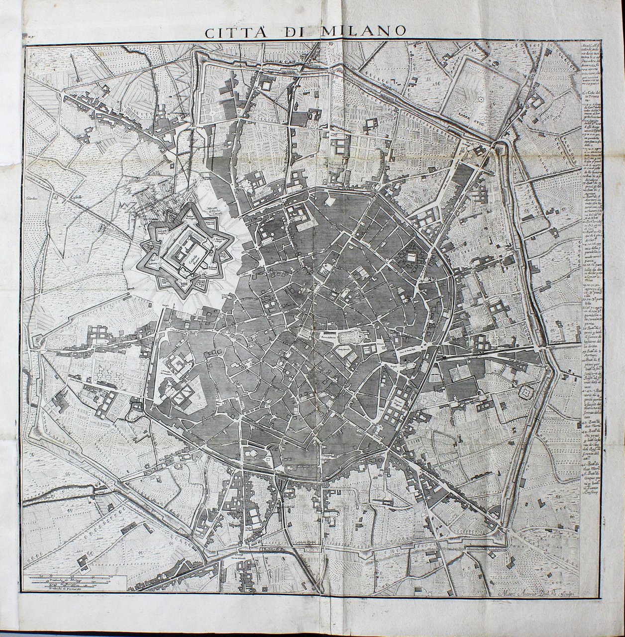 DAL RE MARCO ANTONIO. Città di Milano. Milano, post 1733. | Immagine principale