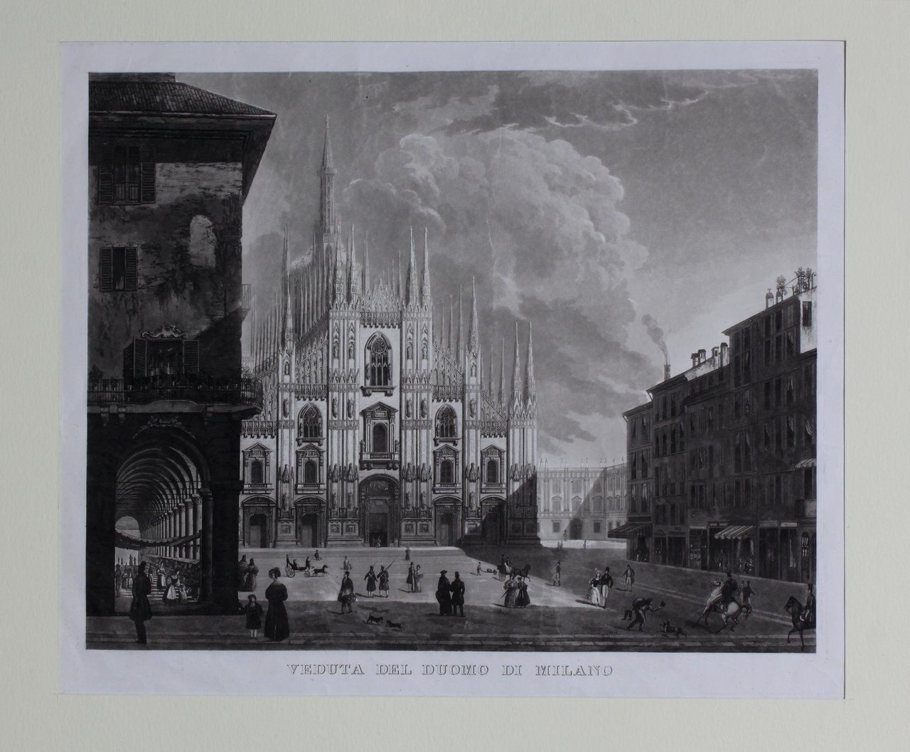 (DUOMO DI MILANO). Veduta del Duomo di Milano. (Milano, 1840 … | Immagine principale