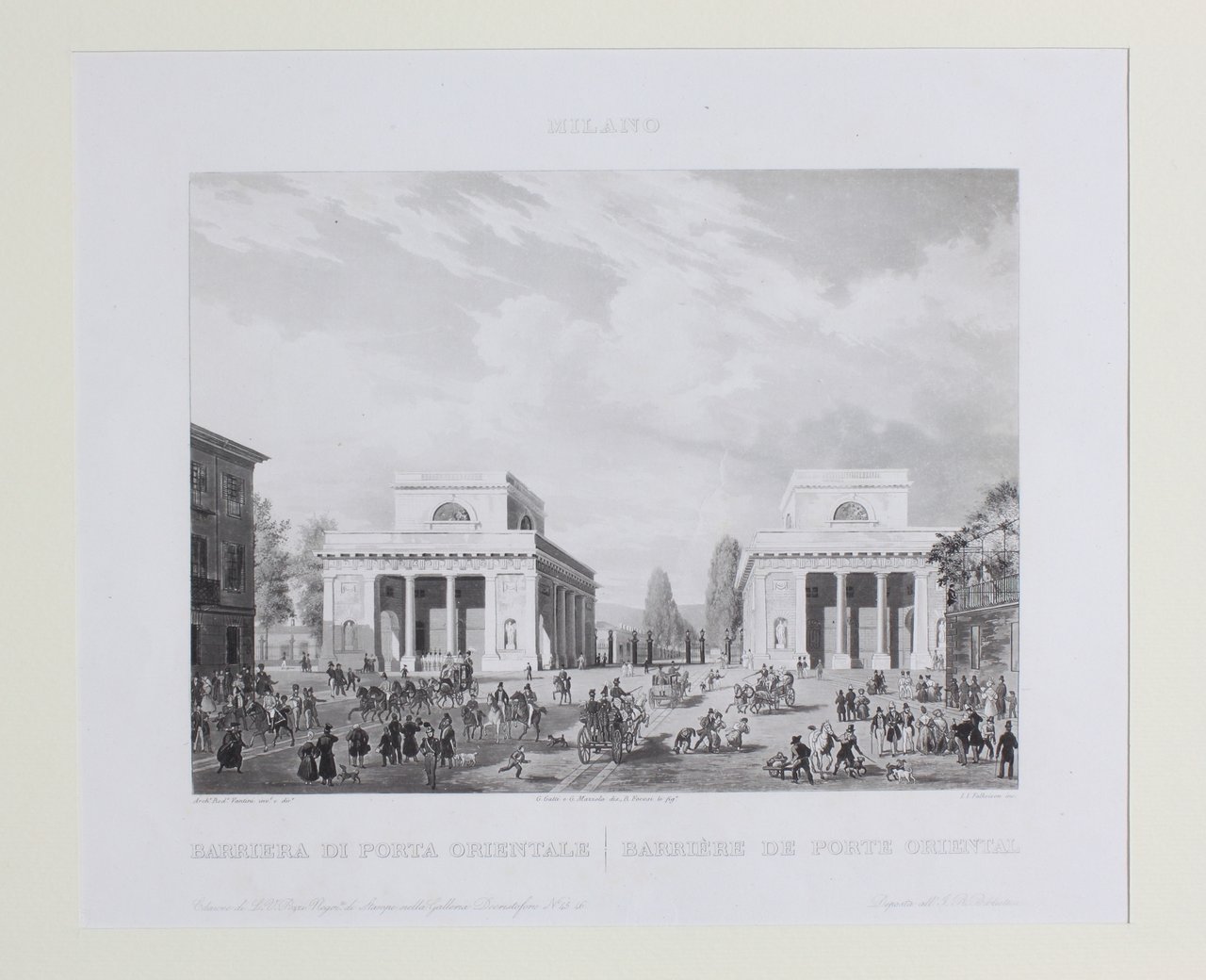 FALKEISEN JOHANN JACOB. Barriera di Porta Orientale / Barrière de … | Immagine principale