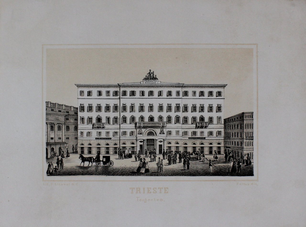 FALTUS FRANCESCO DE. Trieste. Tergesteo. - Trieste, Litografia Linassi, 1850 …