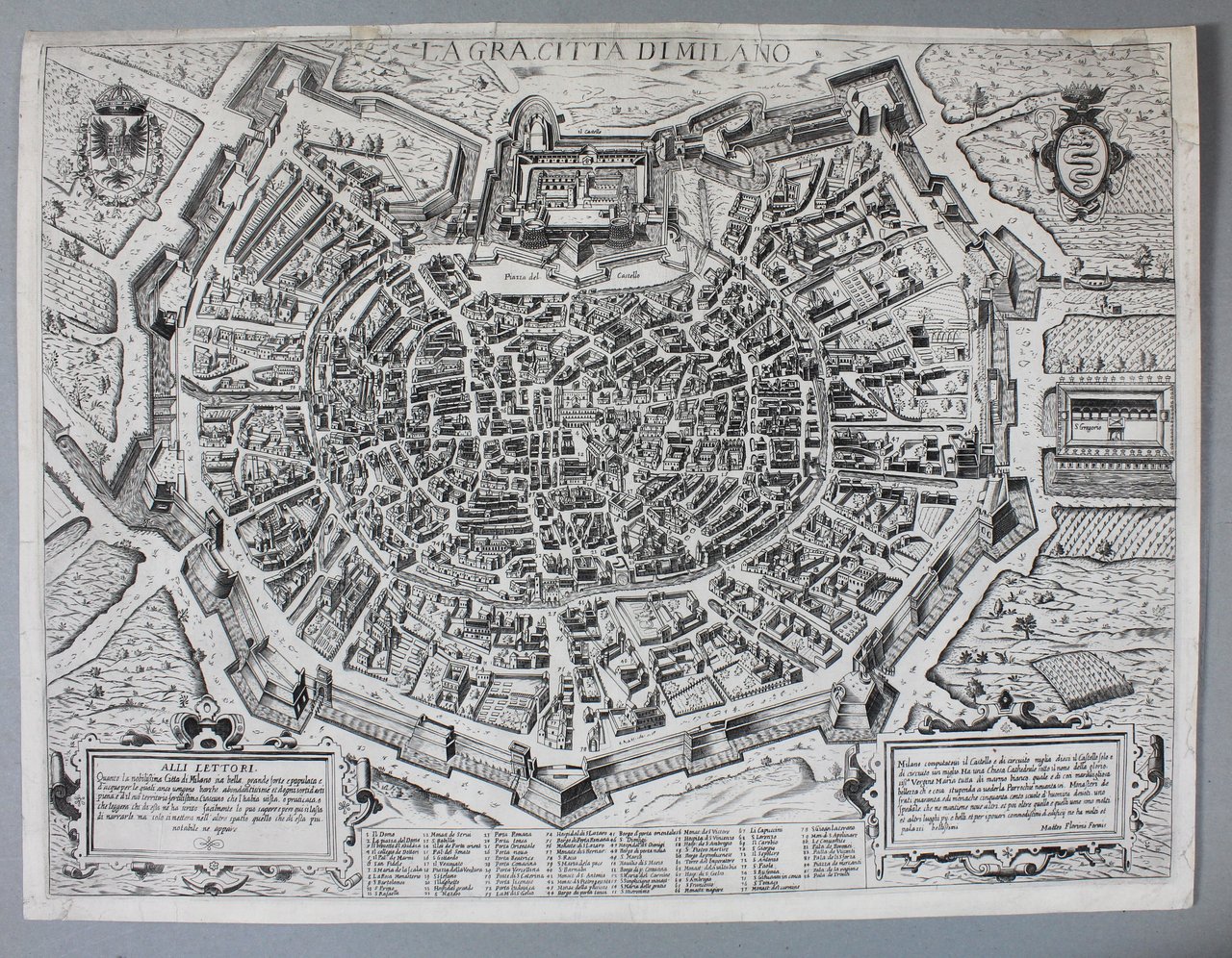 FLORIMI MATTEO. La Gra Città di Milano. (Siena, Matteo Florimi, … | Immagine principale