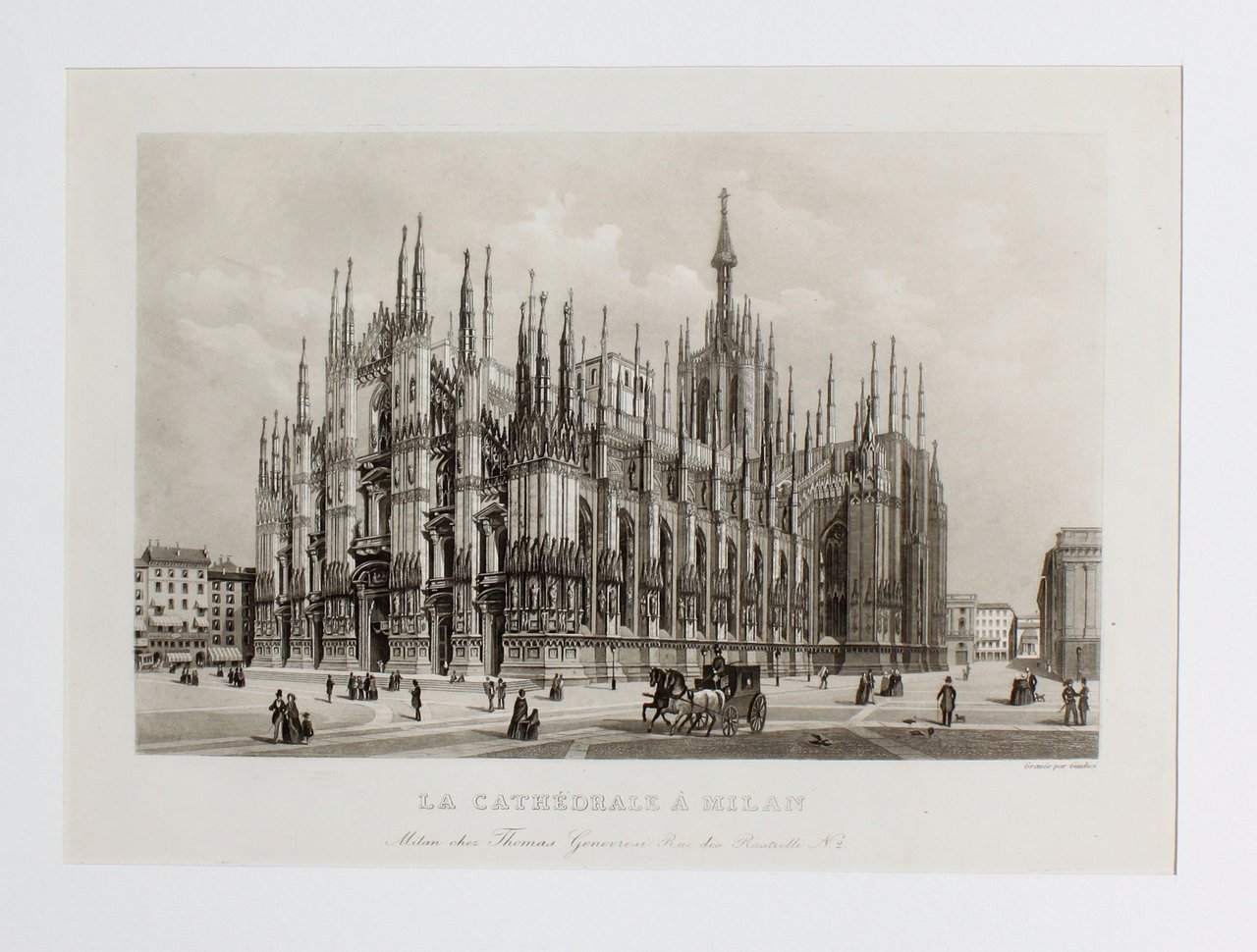 GIUDICI GIUSEPPE. La Cathédrale à Milan. Milano, chez Thomas Genevresi, … | Immagine principale