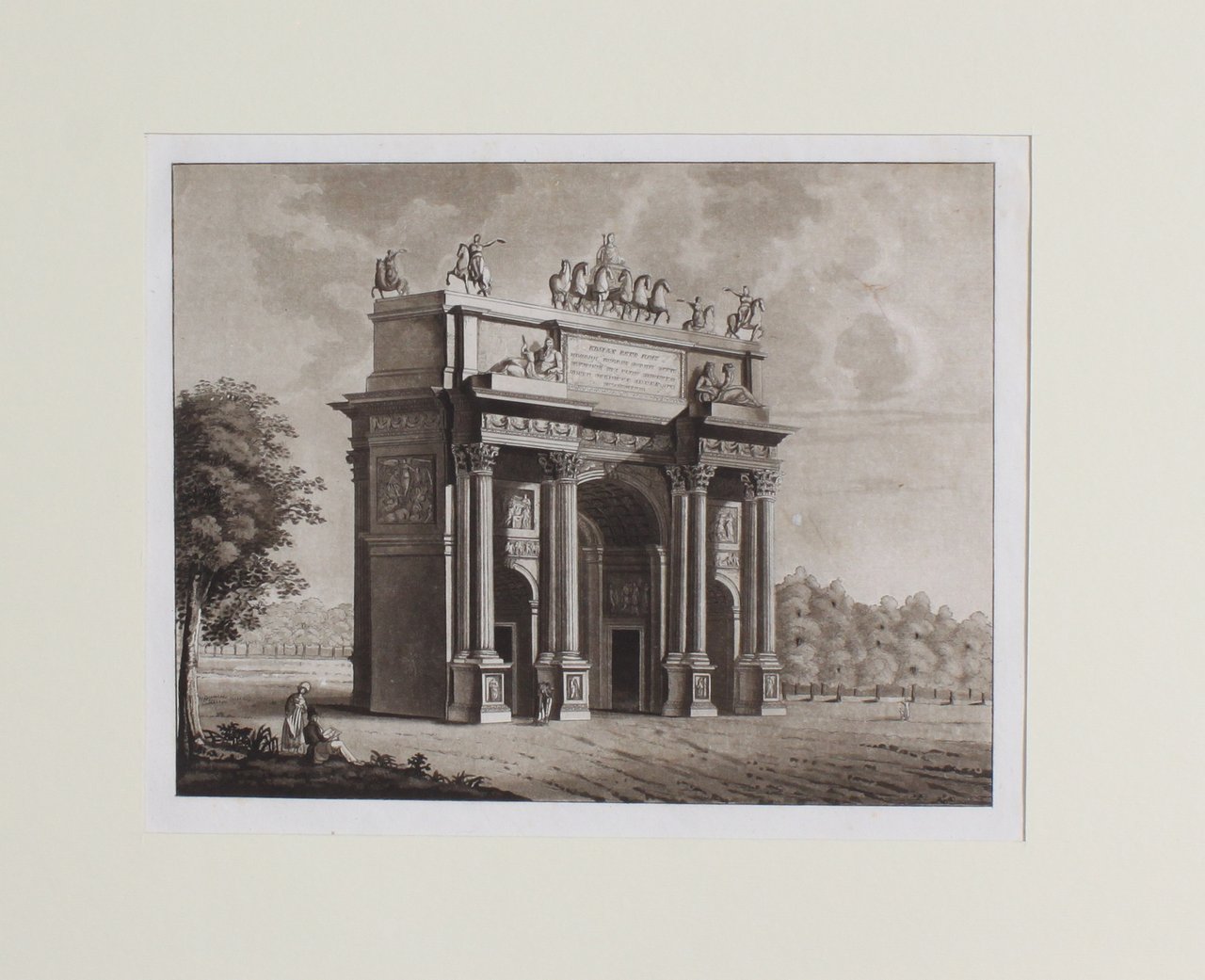 (LANDINI DOMENICO). (Arco della Pace). Milano, Presso F.lli Bettalli, Contrada … | Immagine principale