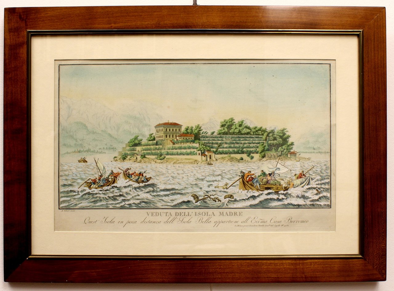 MANTELLI GIROLAMO. Veduta dell'Isola Madre Anche quest'Isola posta in mezzo … | Immagine principale